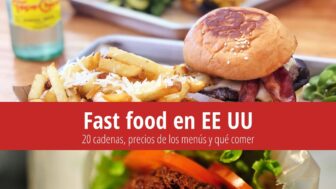 Comida rápida en EE.UU. – precios en los menús de 20 cadenas