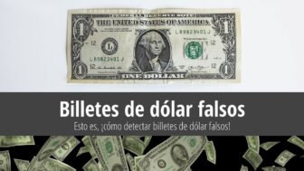 Cómo reconocer los billetes de dólar falsos