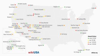 Parques Nacionales de EE UU: Lista, mapa, información y tarifas de entrada