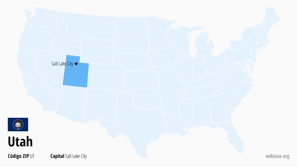 Mapa del Estado de Utah | ¿Dónde está Utah? | Utah en EE.UU. – qué ver, ciudades, clima y mapa