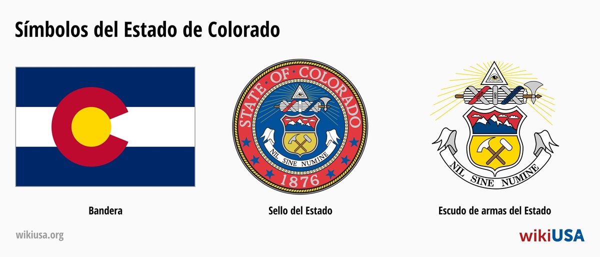 Bandera del Estado de Colorado | El Gran Sello del Estado de Colorado