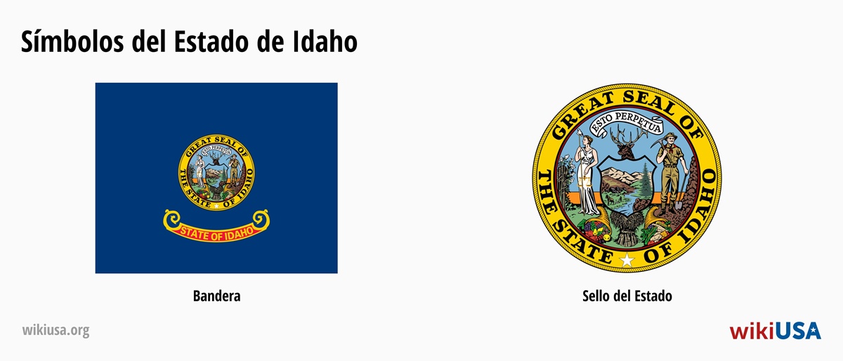 Bandera del Estado de Idaho | El Gran Sello del Estado de Idaho