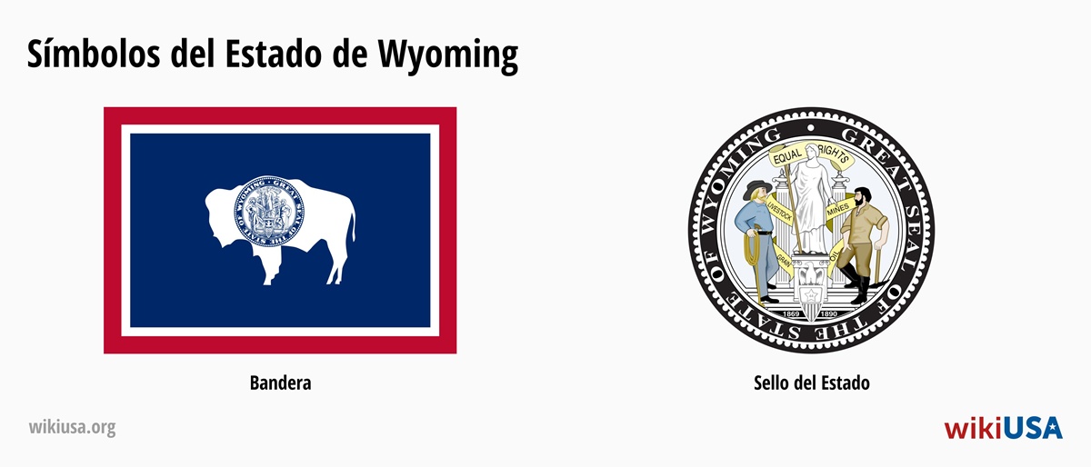 Bandera del Estado de Wyoming | El Gran Sello del Estado de Wyoming